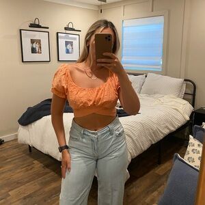 Orange Women's Top